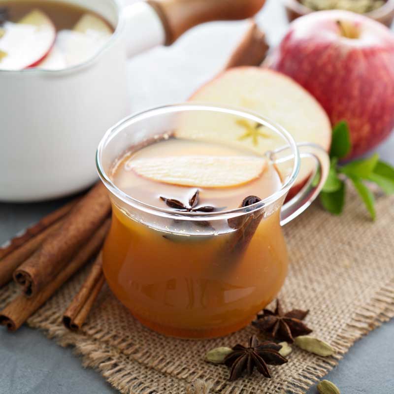 Autumn Cocktail Recipes - Apple & Spice Hot Toddy - Clearer Twist