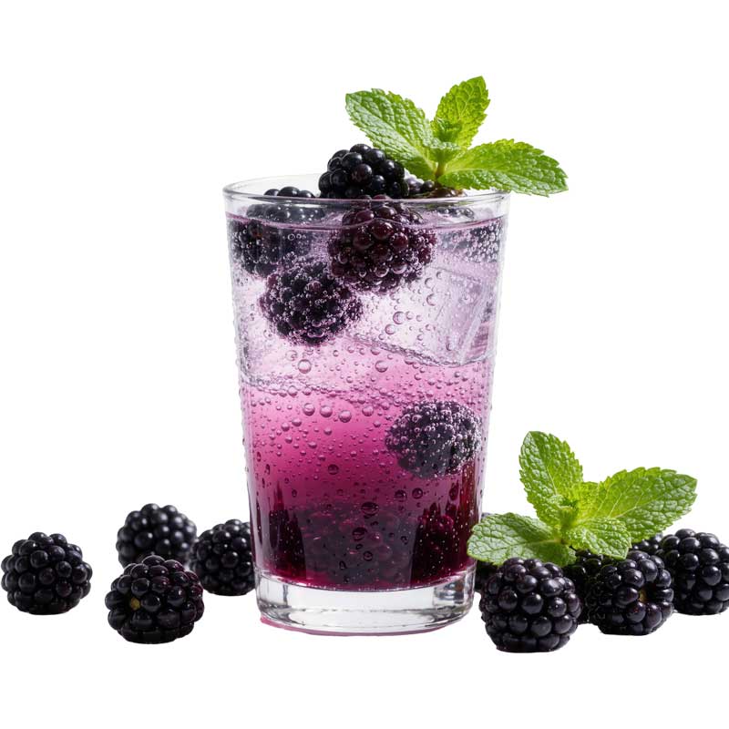 Autumn Cocktail Recipes Blackberry & Pink Vodka - Clearer Twist